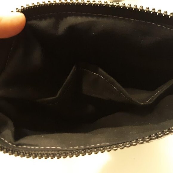 New Southwestern Kokopelli Shoulder Bag Purse Gray Faux Leather travel pouch - Picture 11 of 11